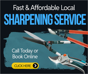 garden tool sharpening, pruner sharpening