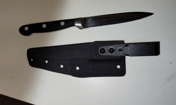 5in Utility Knife with Sheath - Image 2