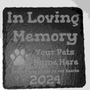 small sq pet memorial stone