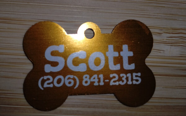 laser engraved dog tags